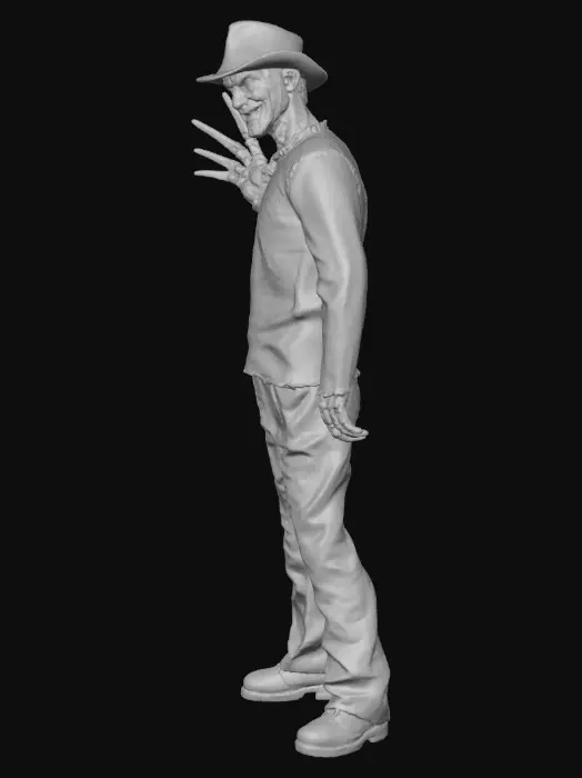3D model for #Halloween2025#, Freddy Krueger