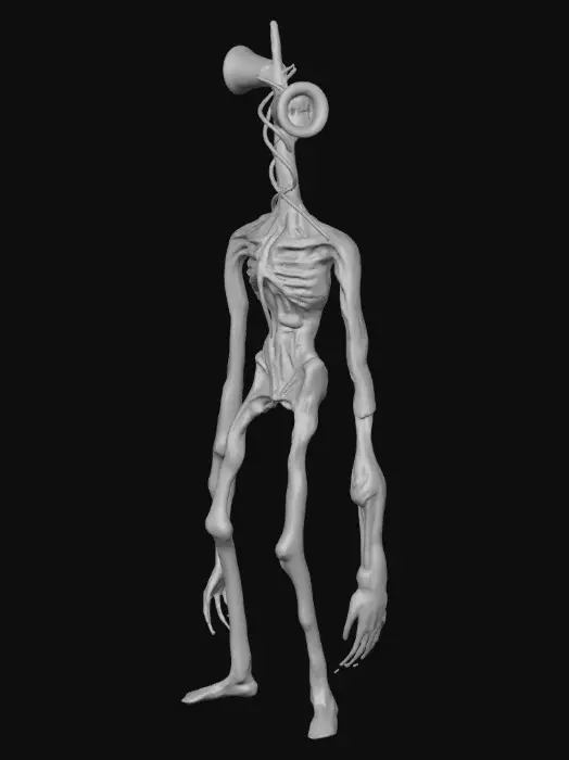 3D model for #Halloween2025#, Siren Head