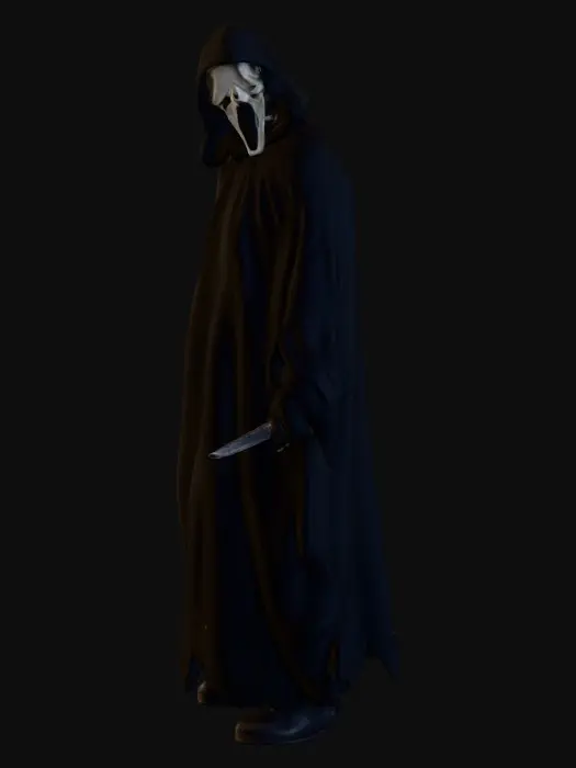 3D model for #Halloween2025#, Ghostface