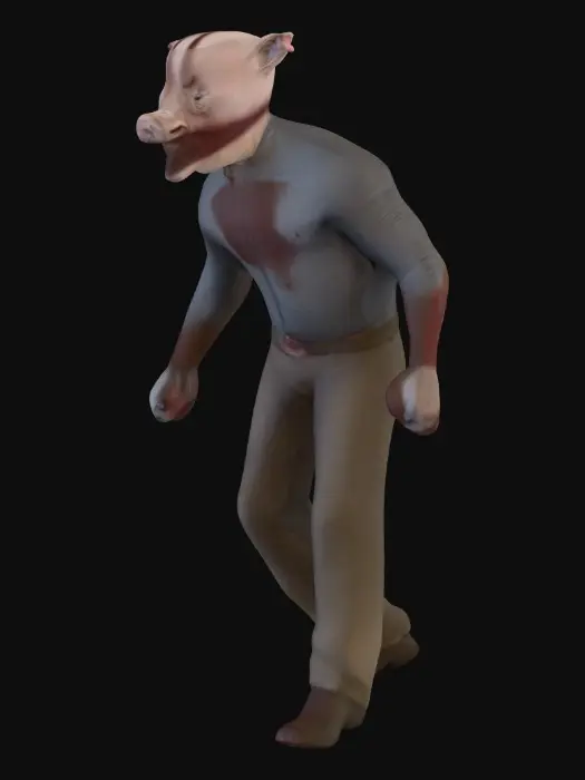 3D model for #Halloween2025#, Uncle Frank - From '911 Prey'