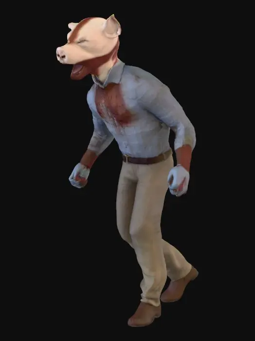 3D model for #Halloween2025#, Uncle Frank from 911 Prey