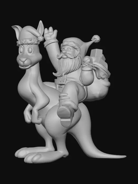 3D model for #Christmas2025#, Santa