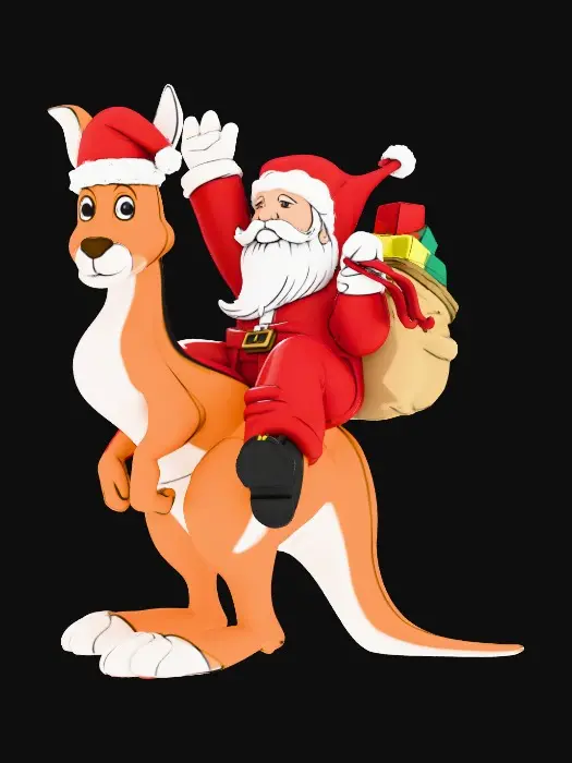 3D model for #Christmas2025#, Santa