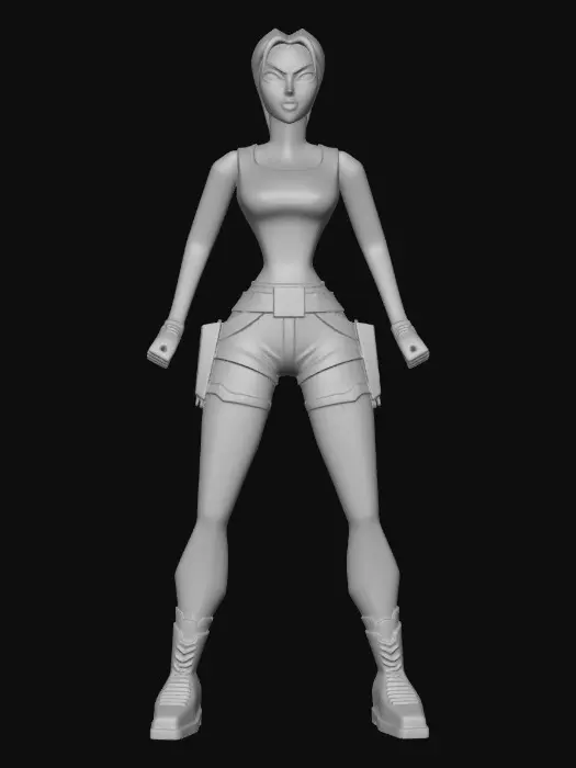 3D model for Tomb Raider