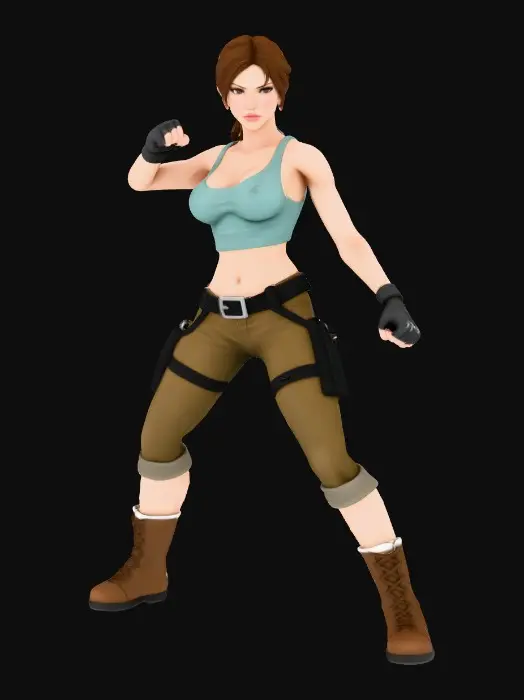 3D model for Lara Croft