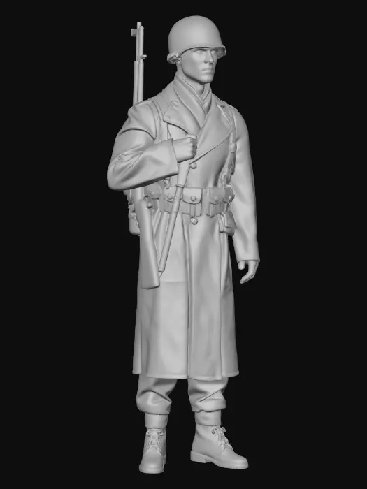 3D model for U.S G.I, Eastern Front, 1945