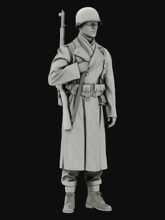 3D model for U.S G.I, Eastern Front, 1945