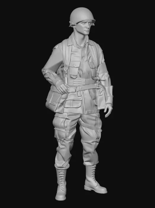 3D model for U.S G.I, Field Medic, 1942
