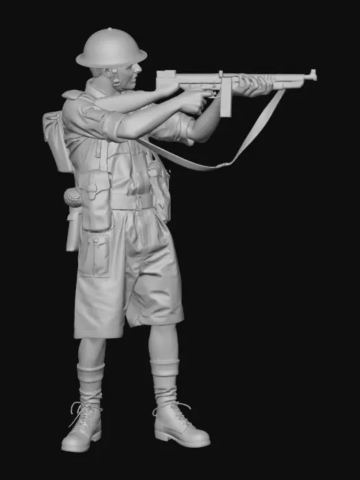 3D model for British G.I