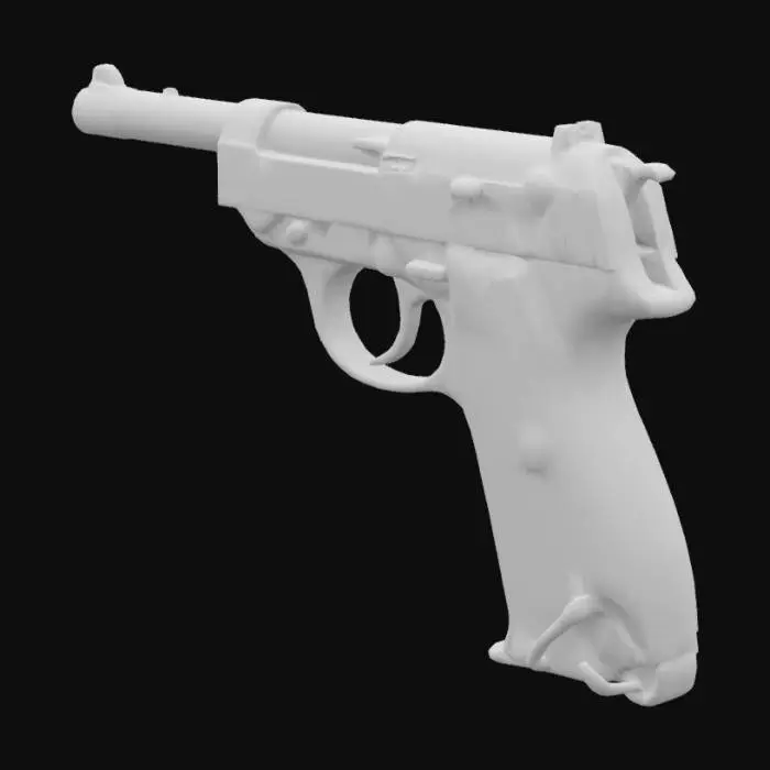 3D model for Walther P38
