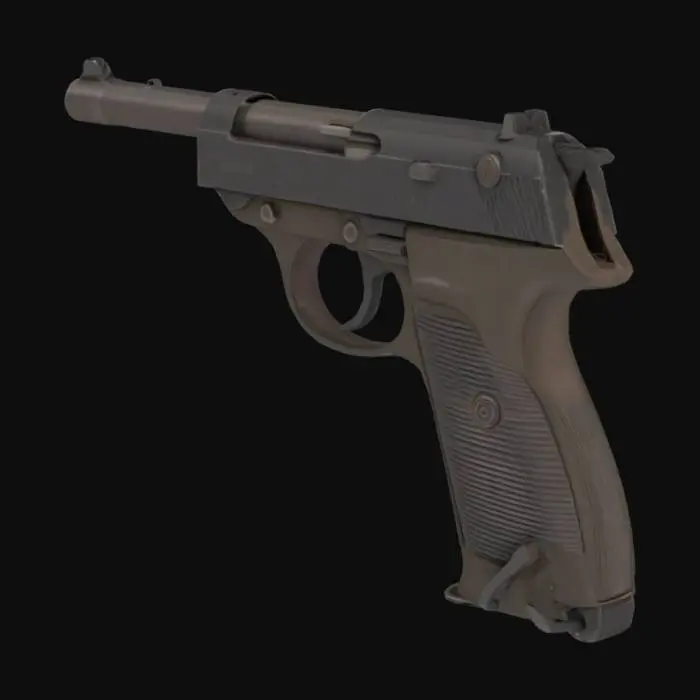 3D model for Walther P38
