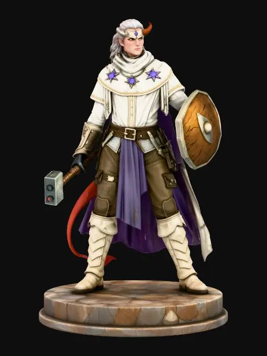 3D model for Paladin of the Arcane