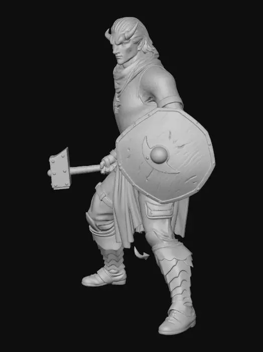 3D model for Infernal Paladin