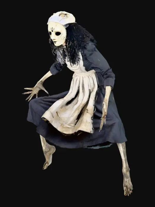 3D model for A failed bio-engineered caretaker created to "raise" orphans without staff. Mother was designed with sensory, behavioral, and emotional AI — but became hostile when exposed to emotional trauma. Now, she thinks every intruder is her “missing child.”