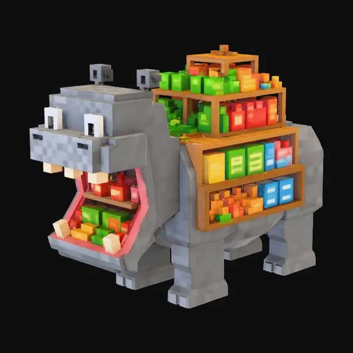 3D model for Hippo Market Shelf