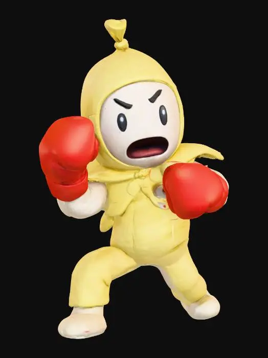 3D model for Boxing Banana Hero