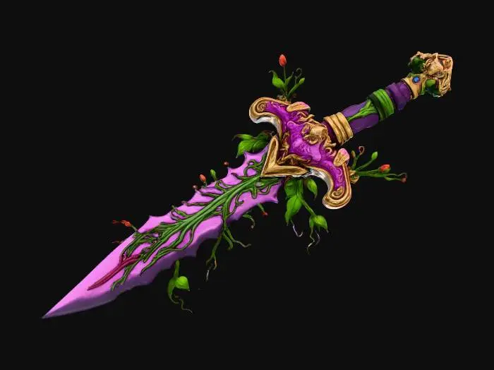 3D model for Floral Dagger