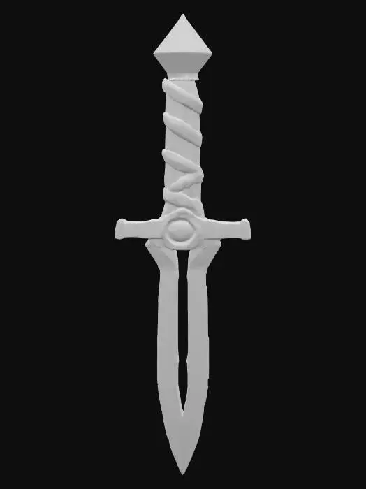 3D model for Amethyst Dagger
