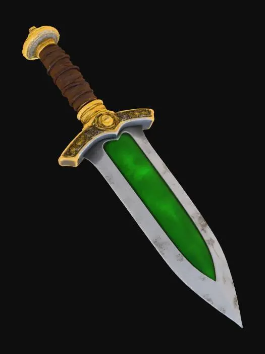 3D model for Poison Vial Dagger