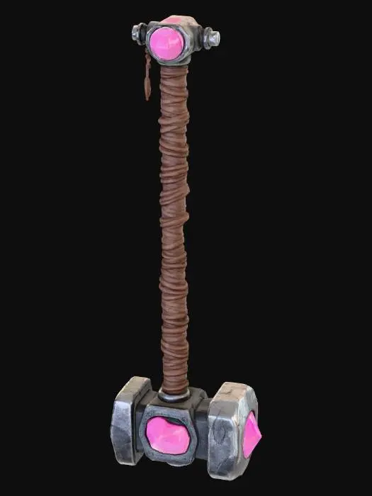 3D model for Enchanted Rose Crystale Hammer