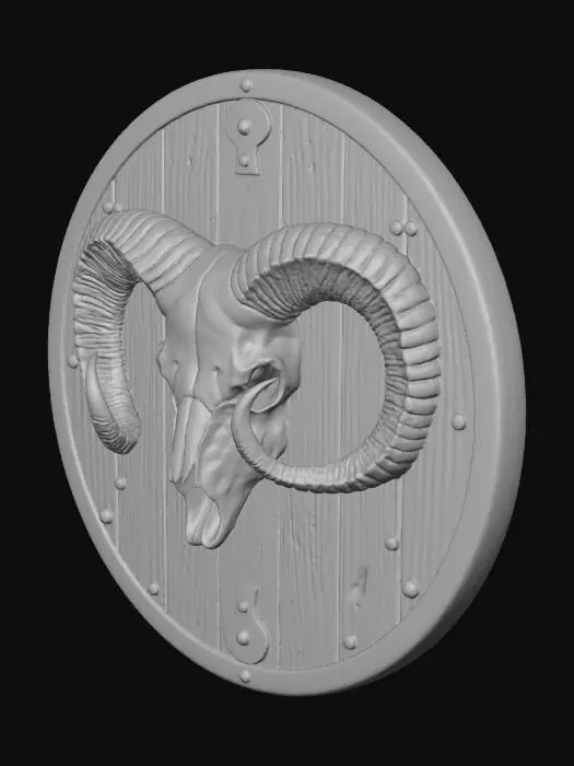 3D model for Ram's Shield