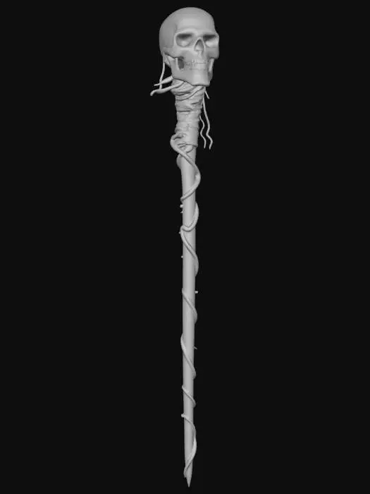 3D model for Necromancers Staff