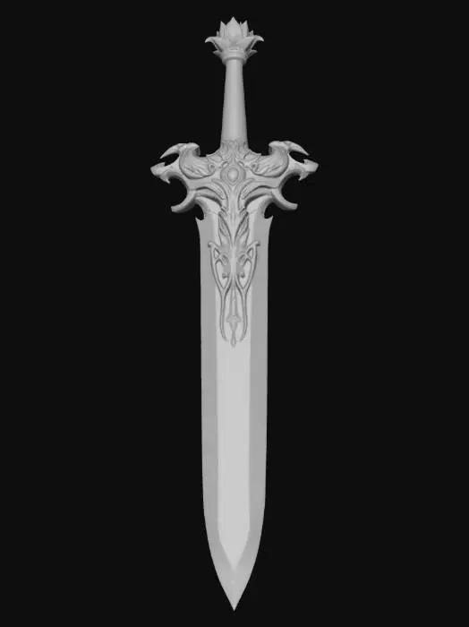 3D model for Water Lilly Sword