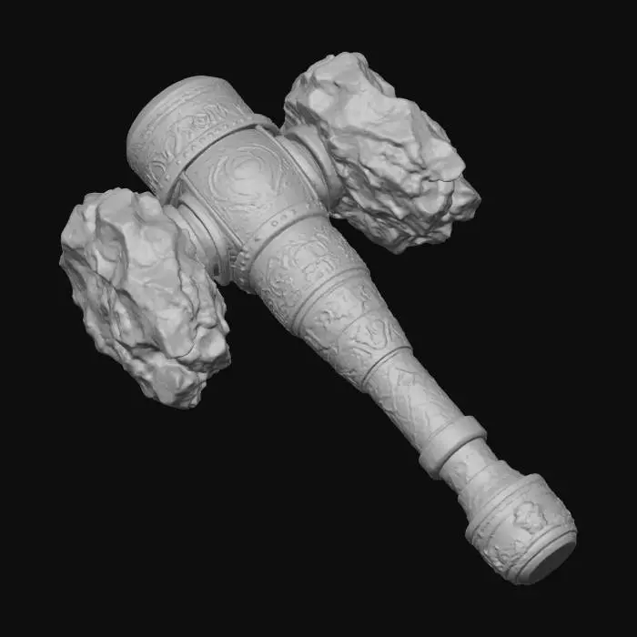 3D model for Uranium Ore Hammer