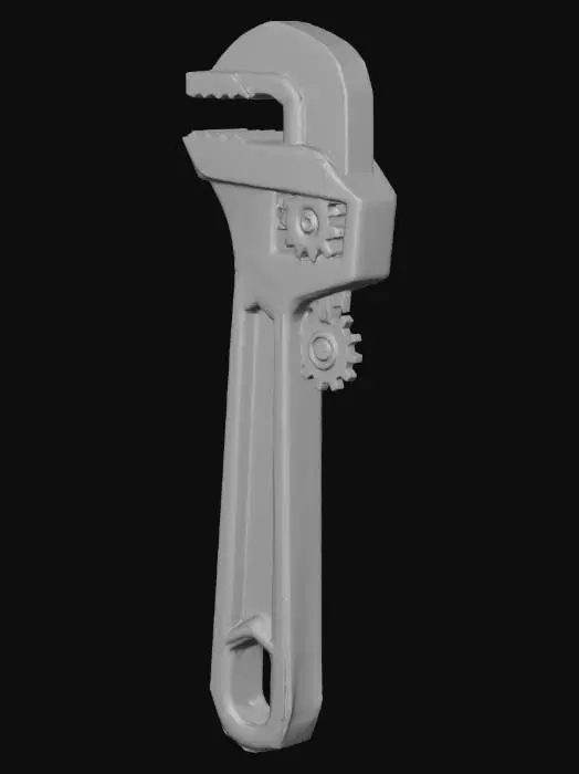 3D model for Steampunk Spanner