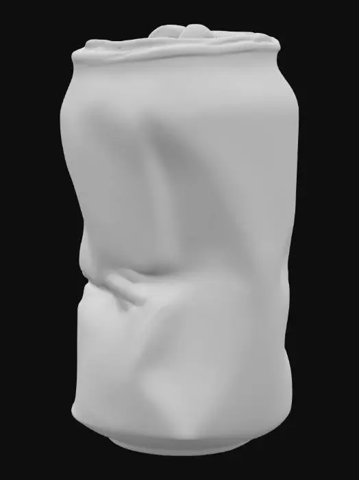3D model for Crumpled Can