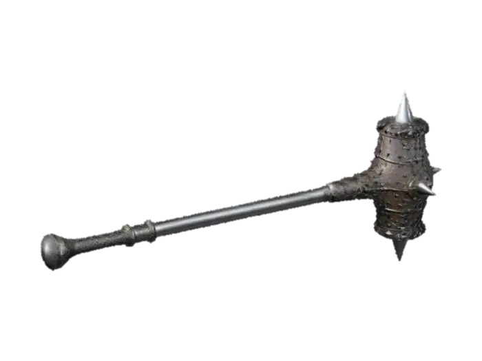 a medieval spiked mace - Spike 3D model, vytvořený pomocí AI