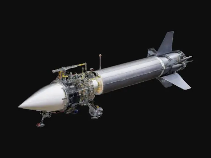 3D model for an ICBM missile built in the style of a Leonardo Da Vinci concept sketch, #ChronoForgeWeapon#