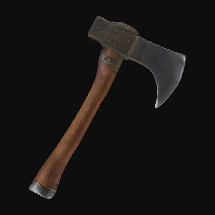 3D model for a medieval hand axe
