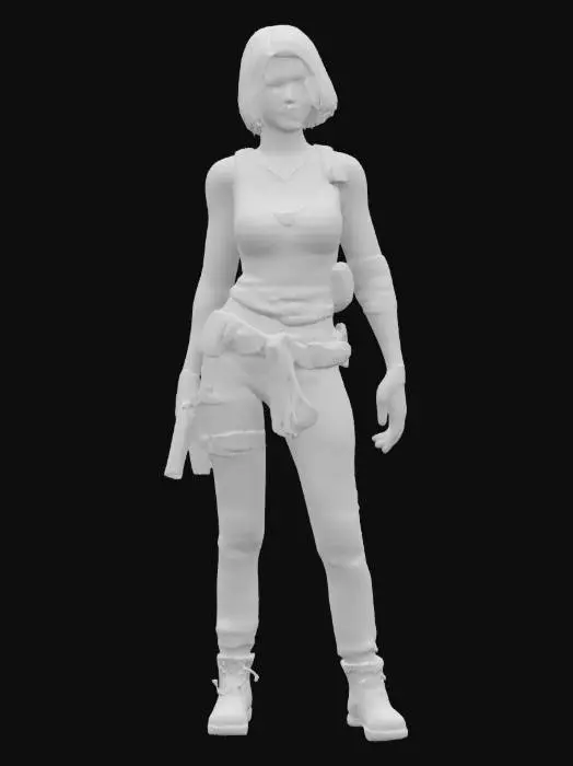 3D model for jill valentine