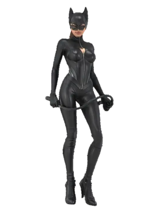 Ultra-detailed 3D model of a female thief/antihero inspired by Catwoman, standing in… 3D model, vytvořený pomocí AI