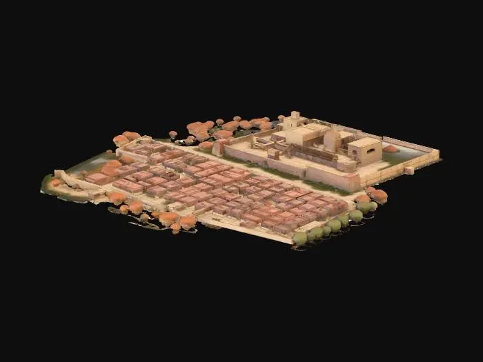 3D model for Great Zimbabwe Citadel and Lower Town