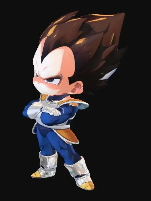 3D model for Saiyan Attitude