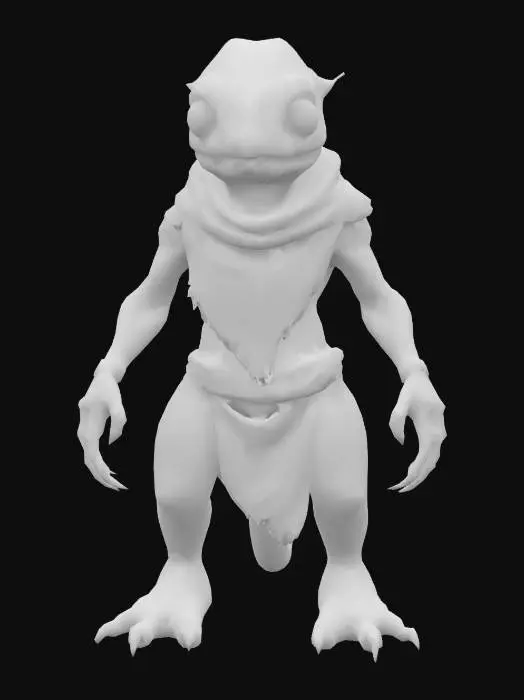 3D model for Sleestak reptilian humanoids from the 1970's  "Land of the Lost"  television series