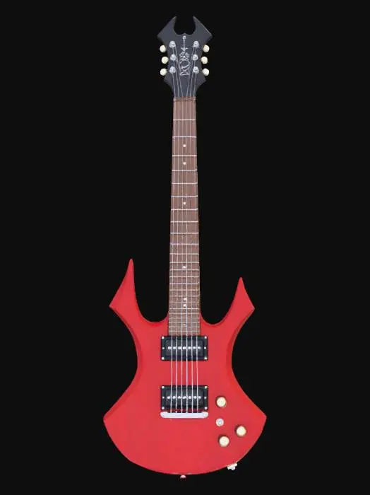 3D model for Spiky Electric Guitar