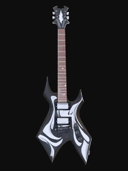 3D model for Razor Axe Guitar