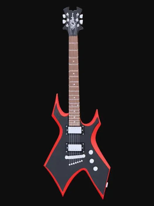 3D model for Razor Axe Guitar