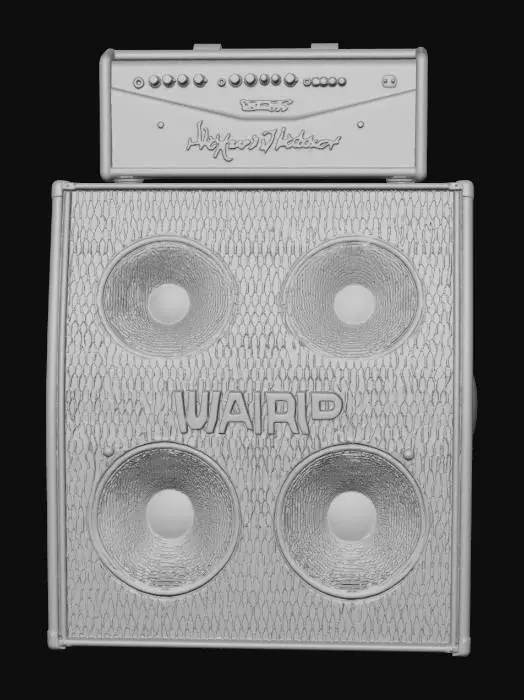 3D model for Hughes & Kettner Warp 7 Amplifier Stack