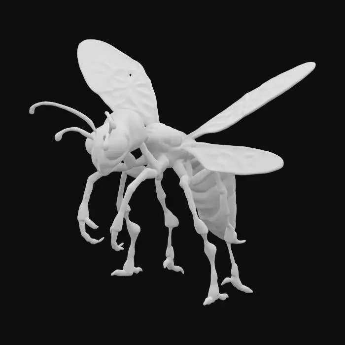 3D model for alien invader Wasp biped 