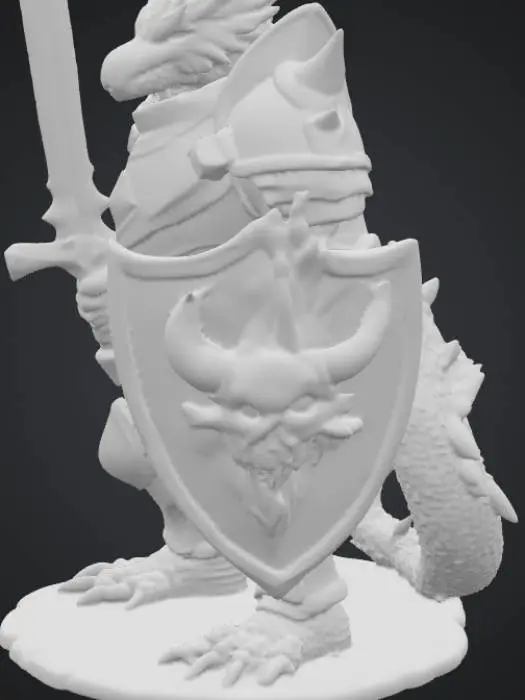 3D model for Dragon Knight Sentinel