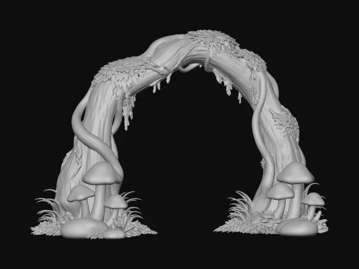 3D model for Enchanted Forest Archway