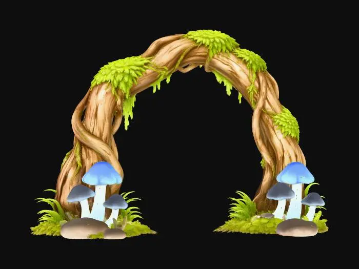 3D model for Enchanted Forest Archway