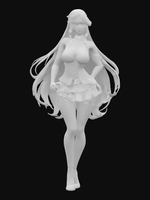 3D model for Avant-garde Glamorous Queen