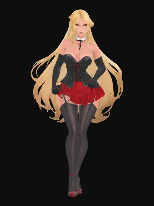 3D model for Avant-garde Glamorous Queen