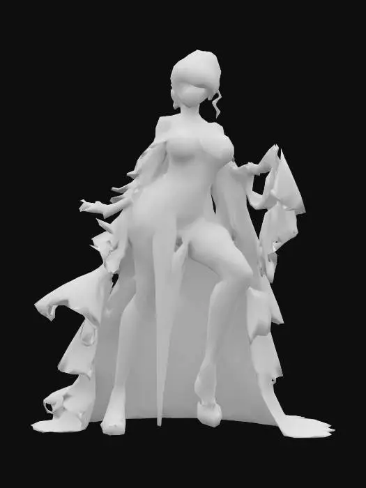 3D model for Elegant Warrior