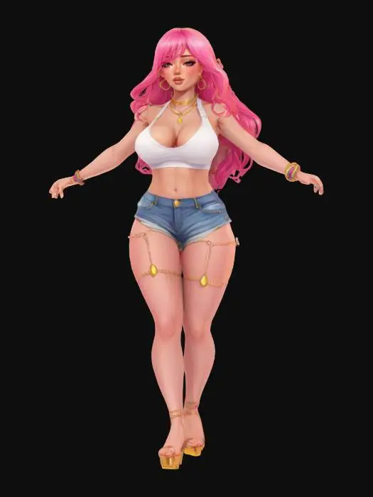 3D model for Summer Festival Glam
